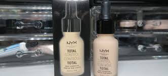 Review Comparison Swatches New Nyx Total Control Drop