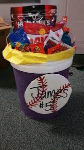 The team presented each player with a sketch of their uniform along with a glove, ball, and bat. Baseball Senior Night Gift Senior Night Gifts Baseball Gifts Senior Night