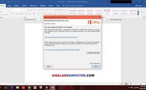 Setelah membaca tutorial kami mengenai jangan khawatir, dalam tutorial kali ini kita akan membahas mengenai cara aktivasi microsoft office 2010 untuk pemula, lengkap beserta gambar di. Cara Mengatasi Product Activation Failed Pada Microsoft Office 2010 2013 2016 Trik Tips Komputer Laptop 2021