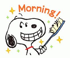 Snoopy Morning GIF - Snoopy Morning BrushYourTeeth - Discover ...