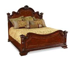 Henredon scene one bedroom sets master bedroom furniture retro. A R T Old World Queen Estate Bed In Warm Pomegranate