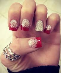 Christmas Nails White Glitter Nails Prom Nails Red Nail Designs Discover fall nail art from the opi venice collection with these black and red nails.