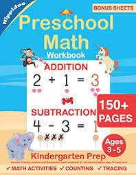 Your preschooler is going to love learning all about number, counting, even addition with these 25 spring math activities for preschoolers. Preschool Math Workbook Number Tracing Addition And Subtraction Math Workbook For Toddlers Ages 2 4 And Pre K Lalgudi Sujatha Hippidoo 9781697668575 Amazon Com Books