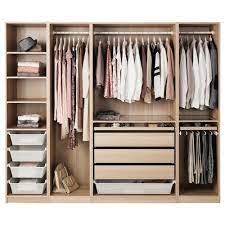 Puedes jugar con distintos colores, estilos, tamaños y configuraciones. Pax Armario Efecto Roble Tinte Blanco Ikea Diseno De Armario Para Dormitorio Interiores De Armarios Diseno De Armario