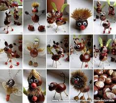 Vom monster bis zum einhorn. Diy Kastanien Figuren Basteln Herbst Bastelideen Kinderbasteleien