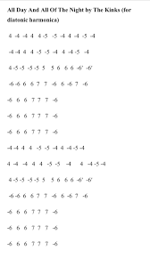 All Day And All Of The Night The Kinks Harmonica Lessons Music And The Brain Harmonicas