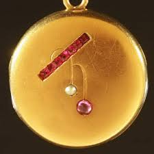 Some of the jewelry broke through time or the findings were removed at a later date. Antique Love Token Jewelry