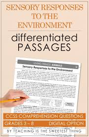 Living Things Animals Passages Distance Learning Compatible Differentiated Reading Reading Lessons Differentiated Instruction