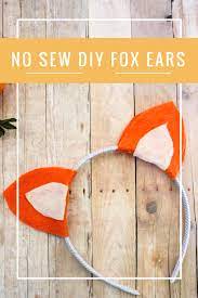 Diy No Sew Fox Ears Headband Do It Your Freaking Self Fox Birthday Party Fox Crafts Fox Birthday