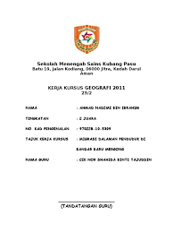 Contoh laporan kerja lapangan geografi tingkatan 1. Contoh Soalan Geografi Tingkatan 1 2019 Recipes Web I