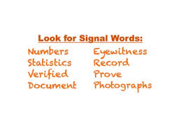 Afbeeldingsresultaat voor signal words