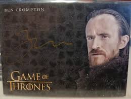 Game Of Thrones Inflexions Ben Crompton Autograph Card as Eddison Tollett  2019 G