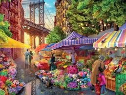 Maybe you would like to learn more about one of these? Amazon Com Buffalo Games Brooklyn Flower Market 750 Piece Jigsaw Puzzle Toys Games