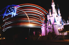 Fourth Of July Inspires Light Painting At Magic Kingdom Park Disney Parks Blog