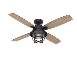 Hunter Port Royale 52 Indoor Outdoor Ceiling Fan In Natural Iron In 2020 Outdoor Ceiling Fans Ceiling Fan Fan