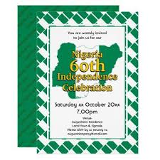 Nigeria 60th Independence Nigerian Flag Invitation Zazzle Com In 2020 Nigerian Flag Invitations Anniversary Invitations