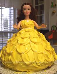 This cake has a lot of texture and detail to it but all the techniques are rather simple and straightforward. Coolest Belle Birthday Cake Pictures