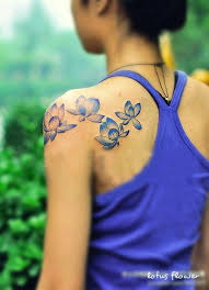 Free Tattoo Designs Lotus Flower Tattoo For Girls Flower Tattoo Blue Flower Tattoos Lotus Flower Tattoo Design