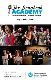 2017 Songbook Academy Program by The Center for the Performing Arts