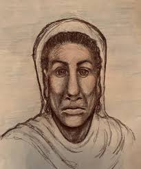 Portraits of person as colonial-era child