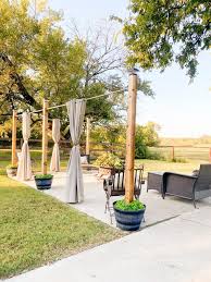 The main takeaways for your diy string light poles. Creative Outdoor Patio Lighting Curtains Diy Patio String Light Ideas