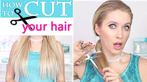 Fingers should be parallel to the line you created earlier and to the ground. How To Cut My Own Hair Straight Across Novocom Top