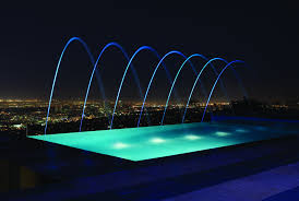 The 2010 Esquire House La In Pictures Pool Water Features Custom Water Feature Swimming Pool Landscaping