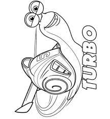 Turbo coloring pages (7) the fastest snail in the world a snail named turbo dreams of being the greatest racer in the world and his obsession for speed and all things fast sets him apart and makes him an outsider from his slow and careful snail community. Kids N Fun Com 44 Coloring Pages Of Turbo Pixar