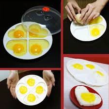 Szs Hot Kitchen Microwave Oven 4 Eggs Heart Shaped Cooker Evaporating Oven Cooker Microwave Cookware Microwave In Kitchen