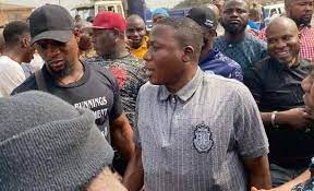 His convoy had a stop over at . Igboho Visits Ogun Insists Violent Herdsmen Must Leave South West
