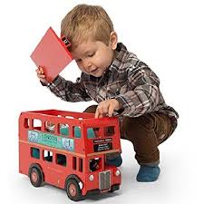 le toy van tv469 london bus with driver playset london bus toy car playset