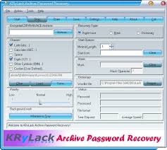 Rar password recovery magic v6.1.1.263. Krylack Archive Password Recovery Krylack Software