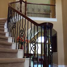 587 free photos of stair railing. Balusters Spindles 42 Solid Iron Double Small Scroll Baluster Stair Rail Black New Home Garden Gefradis Fr