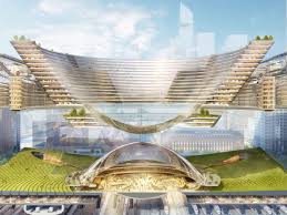 Maybe you would like to learn more about one of these? Som Reimagines Penn Station Madison Square Garden As Super Futuristic Park Topped Transportation Hub
