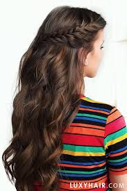 Loop Waterfall Braid Long Hair Styles Graduation Hairstyles Hair Styles