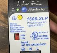 ALLEN BRADLEY 1606-XLP72E SERIES A POWER SUPPLY 24-28V POWERS UP