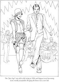 This product includes 8 coloring pages with images of the roaring twenties. Welcome To Dover Publications Dance Coloring Pages Fashion Coloring Pages Cool Coloring Pages