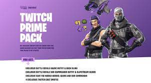 After a few minutes it says : Fortnite Twitch Prime Pack Now Available Resetera