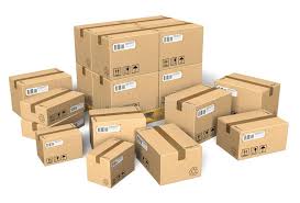 Set Of Different Cardboard Boxes Isolated Over White Background Sponsored Affiliate Ad Cardboard In 2020 Packaging Solutions Packers And Movers Cardboard Box