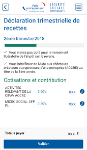Quel est le pourcentage de cotisations sociales et d'impôt sur le nouveau statut de l'auto entrepreneur et micro entrepreneur dispense d'immatriculation et permet une déclaration simplifiée. L Application Autoentrepreneur Urssaf Est Disponible