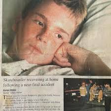 24 years ago today, I nearly died. I was ran over by a car and pinned  underneath it.⁣ I woke up in CCU with broken bones and tubes coming out of  me—I