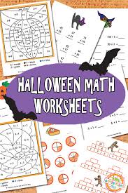 Printable coloring and activity pages are one way to keep the kids happy (or at least occupie. K 4th Grade Fun Free Printable Halloween Math Worksheets Kids Activities Blog