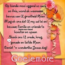 Pin By Jonelle Potgieter2 On Goeie More Good Morning Wishes Evening Greetings Goeie More
