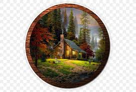 The original landscape painting on canvas. Forest Landscape Painting Oil Painting Png 564x553px Forest Art Bob Ross Canvas Canvas Print Download Free