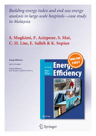 Malaysia energy centre (ptm) is the main agency for all kinds region 2000b 2005 2010 of the government's energy efﬁciency and re projects. Pdf Building Energy Index And End Use Energy Analysis In Large Scale Hospitals Case Study In Malaysia