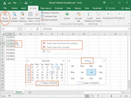 How To Insert A Drop Down Calendar In Excel 2016 For Mac