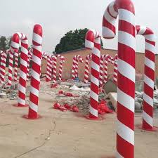 Red and white christmas decorations large candy cane decorations candy cane garland. Large Candy Cane Decorations Outdoors Celebration Essentials For Fun Alibaba Com