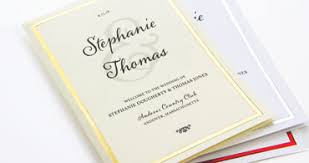 Wedding Ceremony Programs Stationery To Design Print Make Your Own