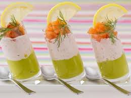 Verrine Double Mousse Avocat Et Surimi Recette Mousse Avocat Recette Verrine Recettes De Cuisine