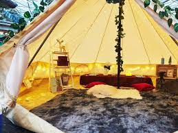 Glamping Tents At Jewel Changi Airport Still Available To Book For Picnics So You Don T Have To Worry About The Weather Today